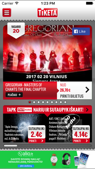 Emulate iPhone app Tiketa using MyAndroid Emulate iPhone app Tiketa using MyAndroid