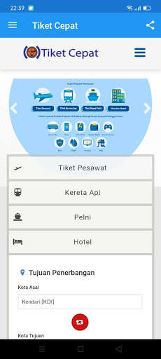Run android online APK tiketcepat.com - Booking Tiket Online from MyAndroid or emulate tiketcepat.com - Booking Tiket Online using MyAndroid
