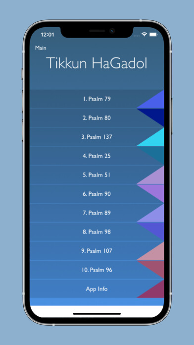 Emulate iPhone app Tikkun HaGadol using MyAndroid