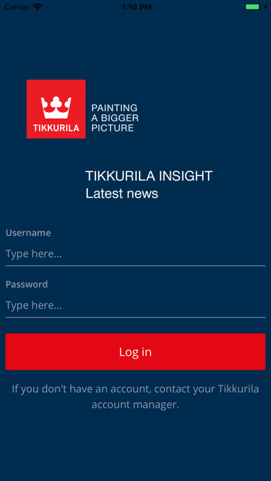 Emulate iPhone app Tikkurila Insight using MyAndroid