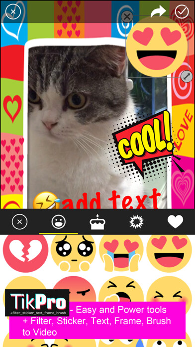 Emulate iPhone app TikPro - Power Video Editor using MyAndroid