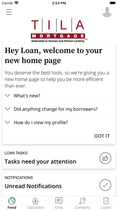 Emulate iPhone app TILA Mortgage using MyAndroid
