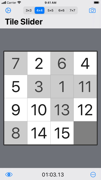 Emulate iPhone app Tile Slider using MyAndroid