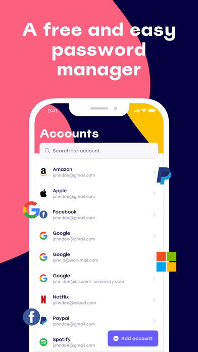Emulate iPhone app Tilig - Password Manager using MyAndroid Emulate iPhone app Tilig - Password Manager using MyAndroid
