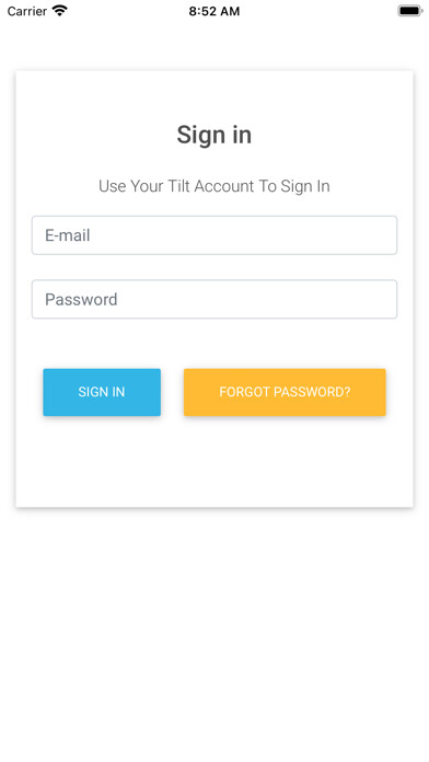 Emulate iPhone app TILTMobile using MyAndroid