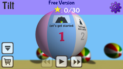 Emulate iPhone app Tilt - Roll the ball using MyAndroid