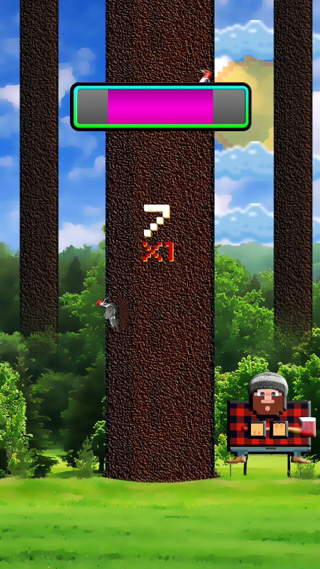 Emulate iPhone app TimberMan WoodPecker using MyAndroid