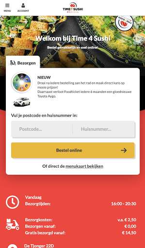 Run android online APK Time 4 Sushi (Dronten) from MyAndroid or emulate Time 4 Sushi (Dronten) using MyAndroid Run android online APK Time 4 Sushi (Dronten) from MyAndroid or emulate Time 4 Sushi (Dronten) using MyAndroid