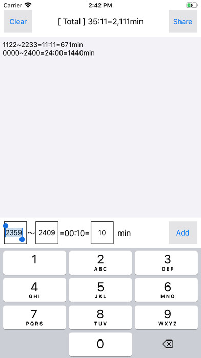 Emulate iPhone app Time and total time calculator using MyAndroid Emulate iPhone app Time and total time calculator using MyAndroid