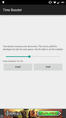 Emulate Android APK Time Booster