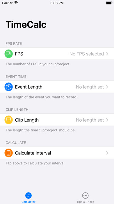 Emulate iPhone app TimeCalc: Timelapse Calculator using MyAndroid Emulate iPhone app TimeCalc: Timelapse Calculator using MyAndroid