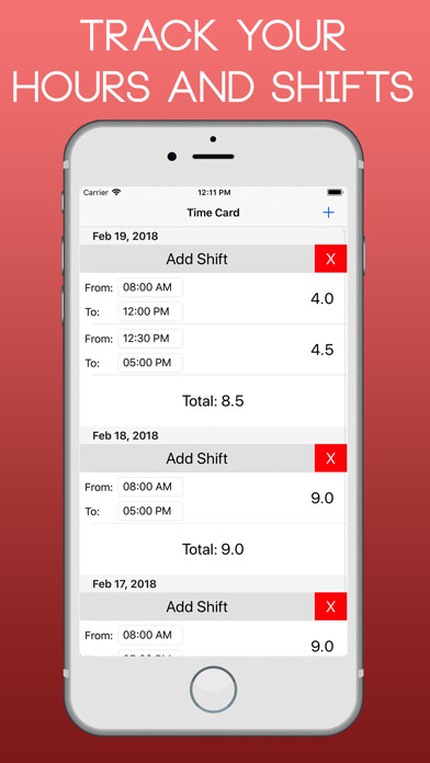 Emulate iPhone app Time Card App - Track Hours using MyAndroid Emulate iPhone app Time Card App - Track Hours using MyAndroid