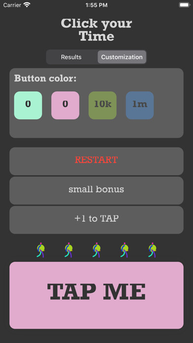 Emulate iPhone app Time clicker: clicks counter using MyAndroid Emulate iPhone app Time clicker: clicks counter using MyAndroid