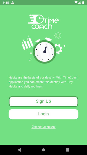 Emulate Android APK Time Coach
