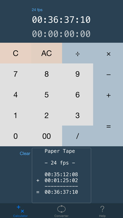 Emulate iPhone app TimeCode Calculator+ using MyAndroid Emulate iPhone app TimeCode Calculator+ using MyAndroid