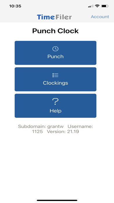 Emulate iPhone app TimeFiler Punch Clock using MyAndroid Emulate iPhone app TimeFiler Punch Clock using MyAndroid