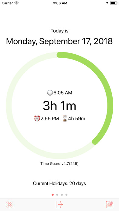 Emulate iPhone app Time Guard - your time tracker using MyAndroid Emulate iPhone app Time Guard - your time tracker using MyAndroid