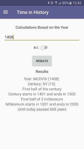 Run android online APK Time in History from MyAndroid or emulate Time in History using MyAndroid