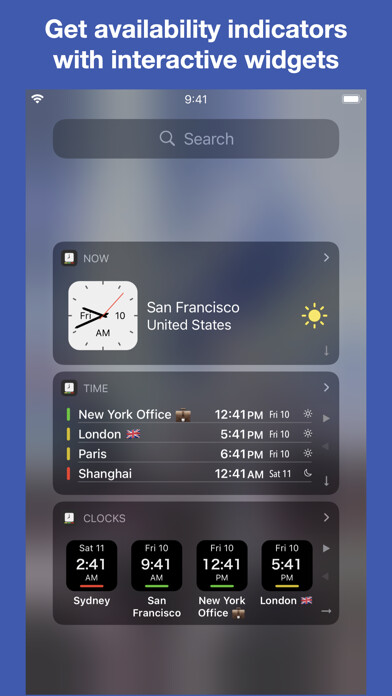 Emulate iPhone app Time Intersect - World Time using MyAndroid
