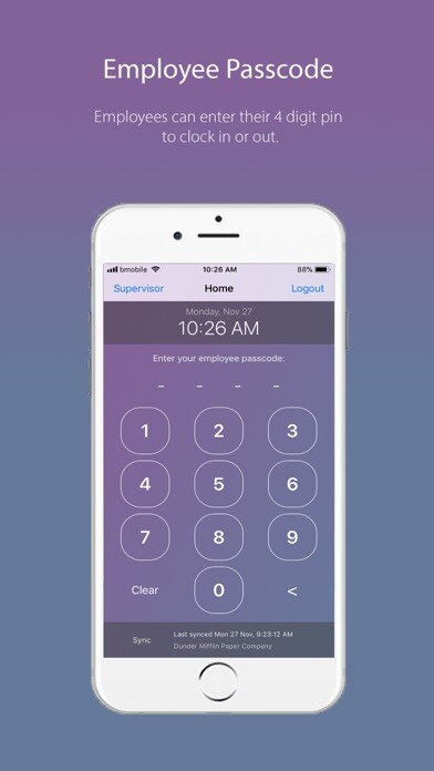 Emulate iPhone app Timekeeper by paybookapp.com using MyAndroid Emulate iPhone app Timekeeper by paybookapp.com using MyAndroid