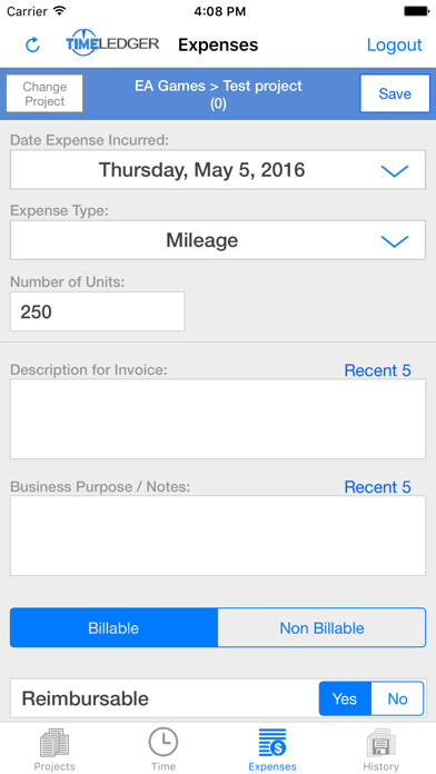 Emulate iPhone app TimeLedger using MyAndroid Emulate iPhone app TimeLedger using MyAndroid
