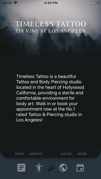 Emulate iPhone app Timeless Tattoo & Piercing LA using MyAndroid Emulate iPhone app Timeless Tattoo & Piercing LA using MyAndroid