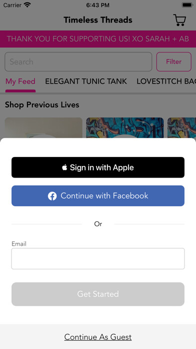 Emulate iPhone app Timeless Threads using MyAndroid Emulate iPhone app Timeless Threads using MyAndroid