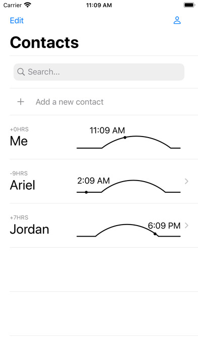 Emulate iPhone app Time Lines - World Clock using MyAndroid Emulate iPhone app Time Lines - World Clock using MyAndroid