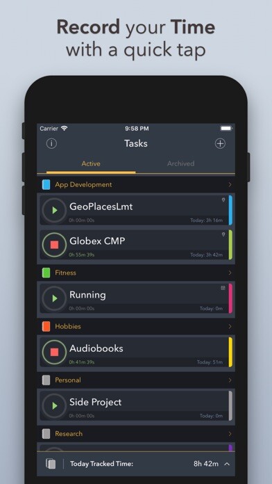 Emulate iPhone app Timelogger: Time Tracking using MyAndroid Emulate iPhone app Timelogger: Time Tracking using MyAndroid