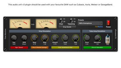 Emulate iPhone app Time Machine AUv3 Plugin using MyAndroid