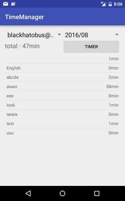 Emulate Android APK TimeManager - TimeManaging App Emulate Android APK TimeManager - TimeManaging App