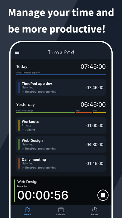 Emulate iPhone app TimePod - Time Tracking using MyAndroid Emulate iPhone app TimePod - Time Tracking using MyAndroid
