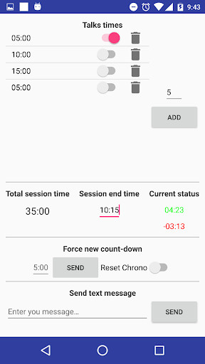 Run android online APK Timer manager from MyAndroid or emulate Timer manager using MyAndroid