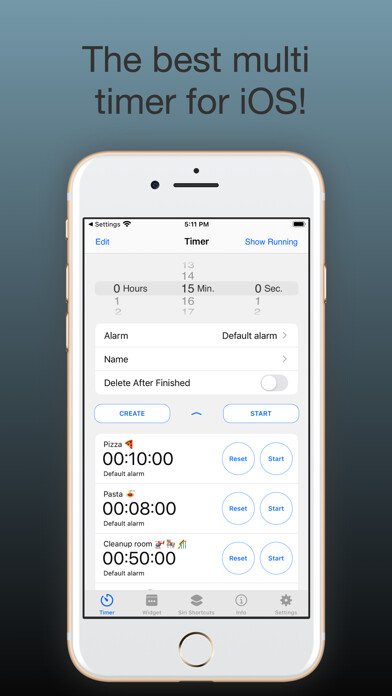 Emulate iPhone app timer. - Multi Countdown Timer using MyAndroid Emulate iPhone app timer. - Multi Countdown Timer using MyAndroid