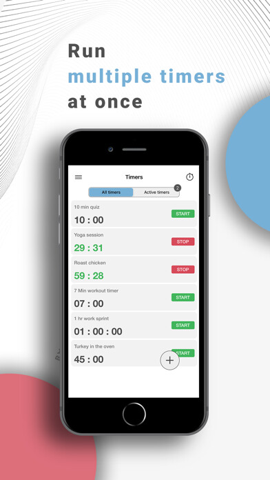 Emulate iPhone app Timer- multi timer & stopwatch using MyAndroid Emulate iPhone app Timer- multi timer & stopwatch using MyAndroid