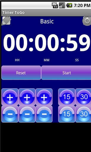 Emulate Android APK Timer ToGo