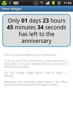 Emulate Android APK Timer Widget Emulate Android APK Timer Widget