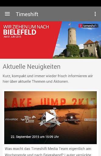 Run android online APK Timeshift Media from MyAndroid or emulate Timeshift Media using MyAndroid