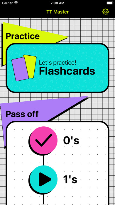 Emulate iPhone app Times Tables 12x12 using MyAndroid Emulate iPhone app Times Tables 12x12 using MyAndroid