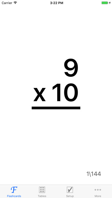 Emulate iPhone app Times Tables Flashcards using MyAndroid Emulate iPhone app Times Tables Flashcards using MyAndroid