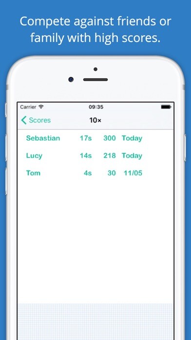 Emulate iPhone app Times Tables games using MyAndroid Emulate iPhone app Times Tables games using MyAndroid