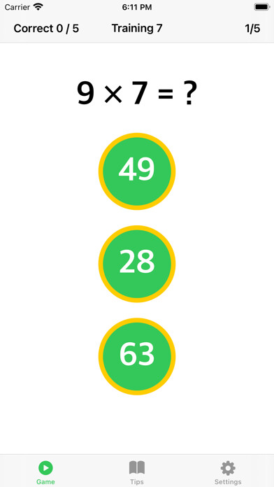 Emulate iPhone app Times Tables Sokolang using MyAndroid Emulate iPhone app Times Tables Sokolang using MyAndroid