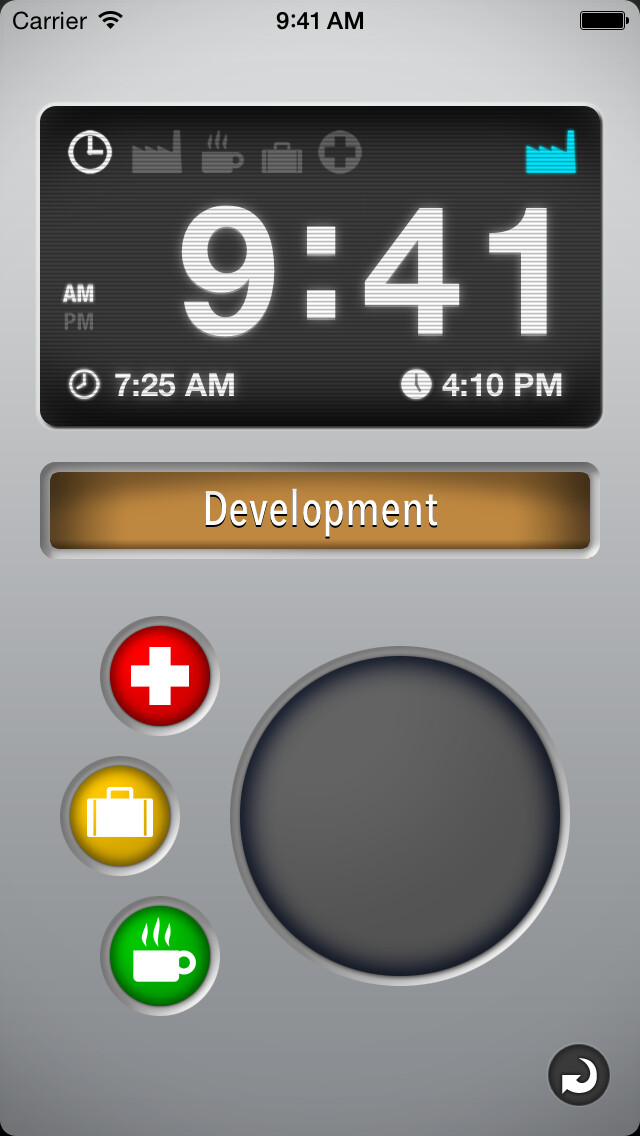 Emulate iPhone app TimeStamps - Time Recording with Ease using MyAndroid Emulate iPhone app TimeStamps - Time Recording with Ease using MyAndroid