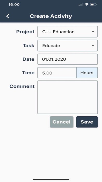 Emulate iPhone app TimeStatement Mobile using MyAndroid