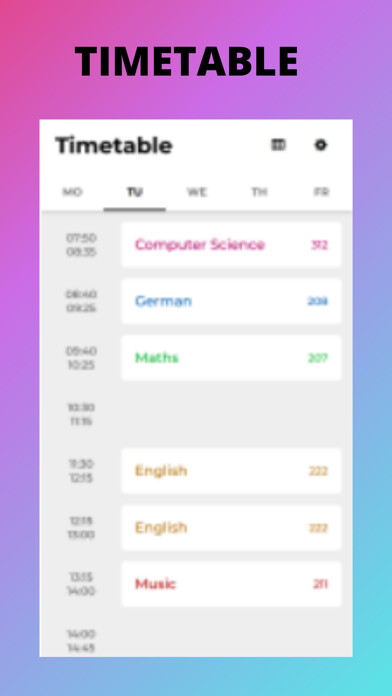 Emulate iPhone app Timetable School App using MyAndroid Emulate iPhone app Timetable School App using MyAndroid
