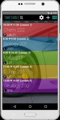 Emulate Android APK Timetable XL Emulate Android APK Timetable XL