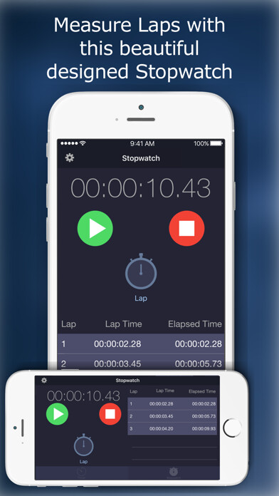 Emulate iPhone app TimeTime - Stopwatch and Timer using MyAndroid Emulate iPhone app TimeTime - Stopwatch and Timer using MyAndroid