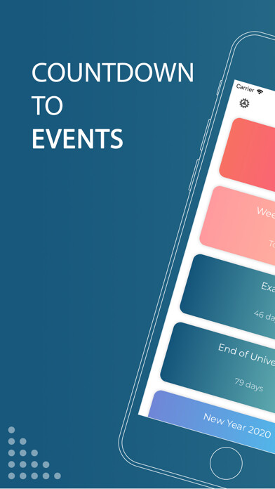 Emulate iPhone app Time to event - countdown days using MyAndroid Emulate iPhone app Time to event - countdown days using MyAndroid