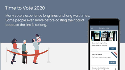 Emulate iPhone app Time To Vote Georgia using MyAndroid