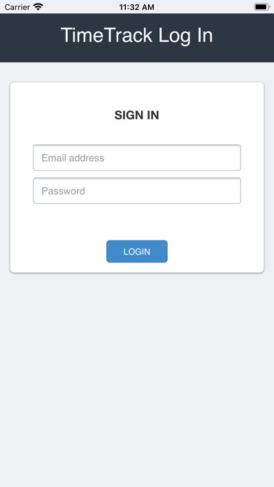 Emulate iPhone app TimeTrack 4Work using MyAndroid